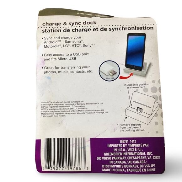 CHARGE & SYNC Dock Android Compatible - Picture 2 of 2